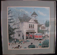 New American Lafrance Is In Poster HS Limited Edition Print by Norman Rockwell - 1 New American Lafrance Is In Poster HS Limited Edition Print by Norman Rockwell - 1