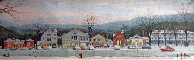 Main Street Stockbridge Poster Hs Limited Edition Print By Norman Rockwell Main Street Stockbridge Poster Hs Limited Edition Print By Norman Rockwell