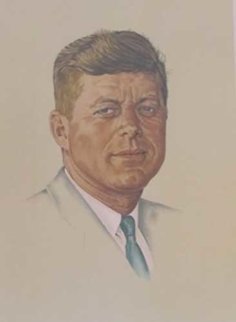 John F. Kennedy 1976 Limited Edition Print - Norman Rockwell John F. Kennedy 1976 Limited Edition Print - Norman Rockwell