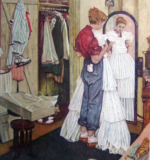 Before the Dance AP Limited Edition Print - Norman Rockwell Before the Dance AP Limited Edition Print - Norman Rockwell