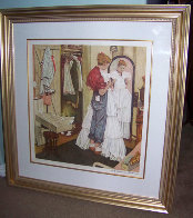 Before the Dance AP  Limited Edition Print by Norman Rockwell - 1