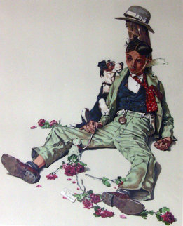 Rejected Suitor 1976 Limited Edition Print - Norman Rockwell