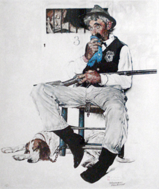 Music Hath Charm AP - HS Limited Edition Print by Norman Rockwell