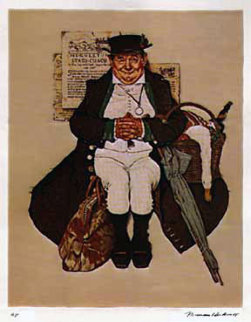 Muggleton Stagecoach AP Limited Edition Print - Norman Rockwell Muggleton Stagecoach AP Limited Edition Print - Norman Rockwell