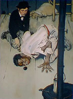 Huckleberry Finn - Jim Got Down on His Knees HS Limited Edition Print by Norman Rockwell - 0