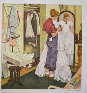 Before the Dance Limited Edition Print - Norman Rockwell