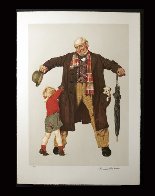 Child's Surprise AP 1976 Limited Edition Print by Norman Rockwell - 1 Child's Surprise AP 1976 Limited Edition Print by Norman Rockwell - 1