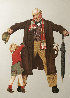 Child's Surprise AP 1976 Limited Edition Print by Norman Rockwell - 0 Child's Surprise AP 1976 Limited Edition Print by Norman Rockwell - 0