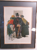 Stock Exchange AP 1977 HS  Limited Edition Print by Norman Rockwell - 3