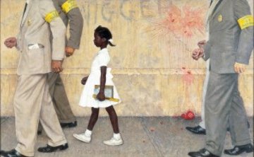 Problems We All Live With 1964 1981 Limited Edition Print - Norman Rockwell Problems We All Live With 1964 1981 Limited Edition Print - Norman Rockwell