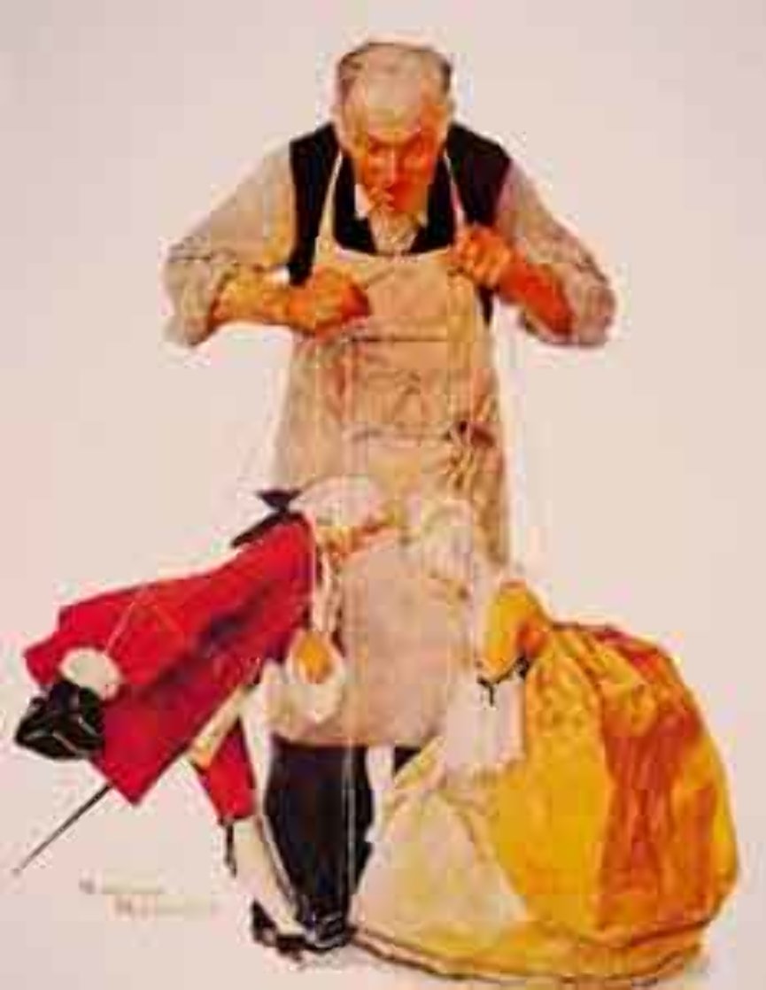 Rock Puppeteer Limited Edition Print by Norman Rockwell Rock Puppeteer Limited Edition Print by Norman Rockwell