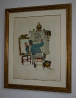 Triple Self-Portrait Limited Edition Print by Norman Rockwell - 3 Triple Self-Portrait Limited Edition Print by Norman Rockwell - 3