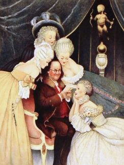 Ben's Belles 1973 Limited Edition Print - Norman Rockwell Ben's Belles 1973 Limited Edition Print - Norman Rockwell
