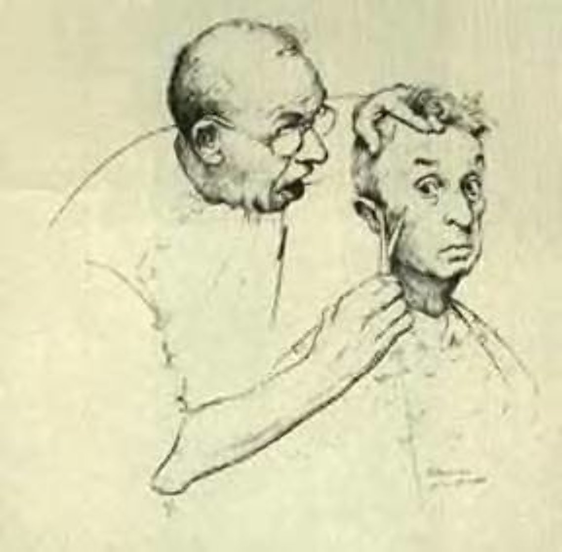 At the Barber 1974 Limited Edition Print by Norman Rockwell At the Barber 1974 Limited Edition Print by Norman Rockwell