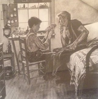 Inventor Limited Edition Print - Norman Rockwell Inventor Limited Edition Print - Norman Rockwell