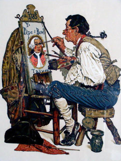 Ye Pipe N Bowl 1976 Limited Edition Print - Norman Rockwell