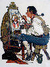 Ye Pipe N Bowl 1976 Limited Edition Print by Norman Rockwell - 0