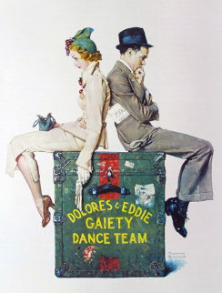 Gaiety Dance Team 1979 Limited Edition Print - Norman Rockwell Gaiety Dance Team 1979 Limited Edition Print - Norman Rockwell