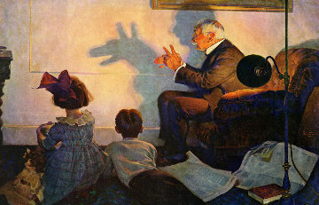 Children's Hour 2011 Limited Edition Print - Norman Rockwell Children's Hour 2011 Limited Edition Print - Norman Rockwell