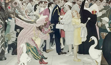 Saturdays People AP 1972 HS Limited Edition Print - Norman Rockwell