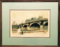 Paris Bridge 1932 HS Limited Edition Print by Norman Rockwell - 1 Paris Bridge 1932 HS Limited Edition Print by Norman Rockwell - 1