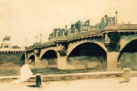 Paris Bridge 1932 HS Limited Edition Print by Norman Rockwell - 0 Paris Bridge 1932 HS Limited Edition Print by Norman Rockwell - 0