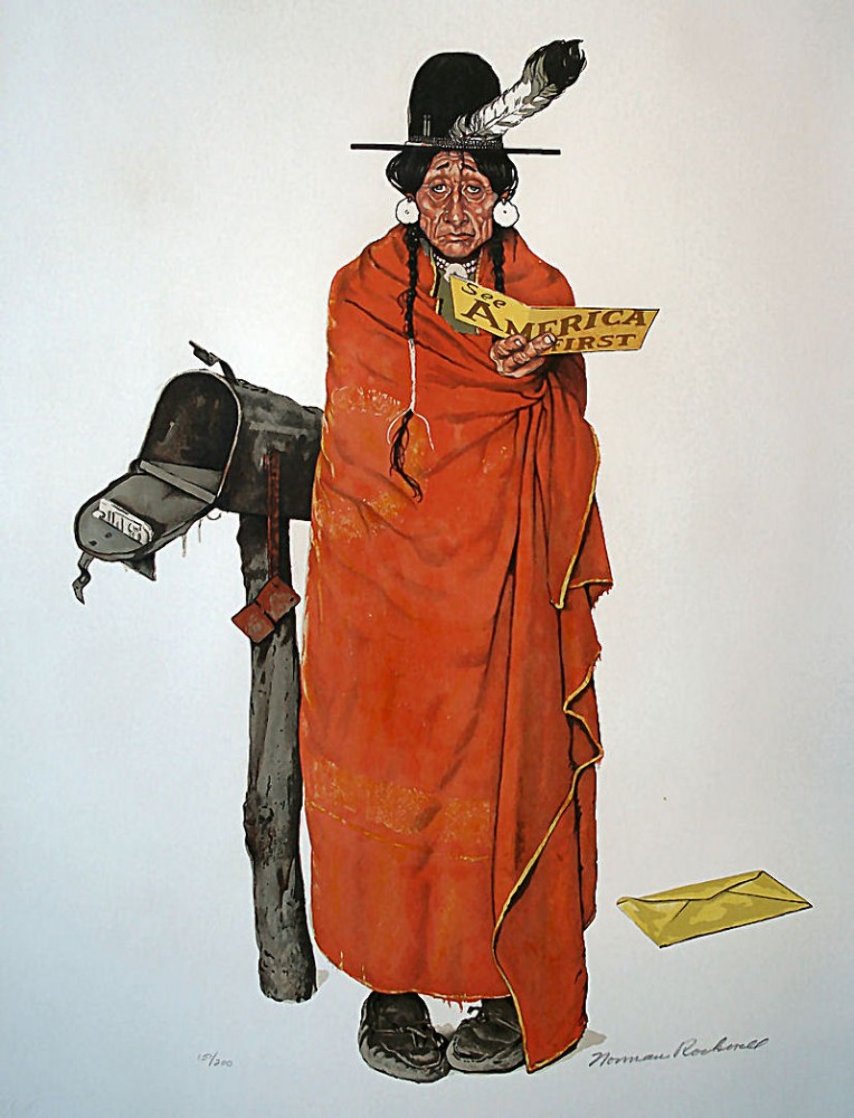 See America First Limited Edition Print by Norman Rockwell See America First Limited Edition Print by Norman Rockwell