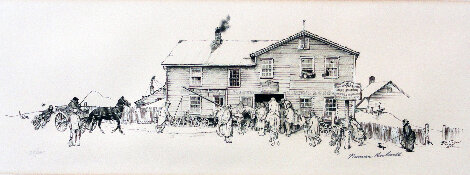 Blacksmith Shoppe (Blacksmith's Boy - Heel And Toe) 1971 HS Limited Edition Print - Norman Rockwell