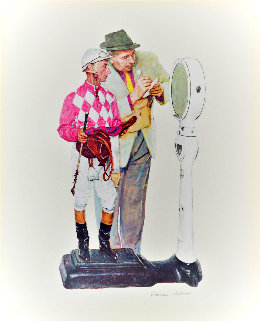 Weighing In AP Limited Edition Print - Norman Rockwell Weighing In AP Limited Edition Print - Norman Rockwell