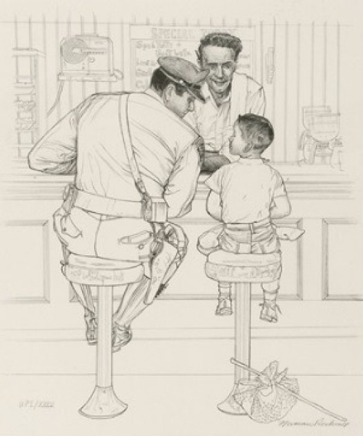 Runaway 1958 Limited Edition Print by Norman Rockwell