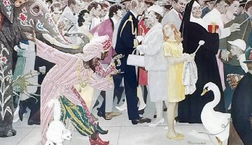 Saturdays People AP 1972 Limited Edition Print - Norman Rockwell