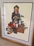 Back From Camp 1976 Limited Edition Print by Norman Rockwell - 1 Back From Camp 1976 Limited Edition Print by Norman Rockwell - 1
