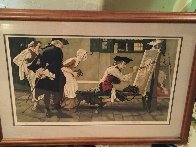Colonial Sign Painter 1975 Limited Edition Print by Norman Rockwell - 1