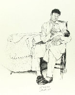 Two O'clock Feeding Limited Edition Print by Norman Rockwell - 0 Two O'clock Feeding Limited Edition Print by Norman Rockwell - 0