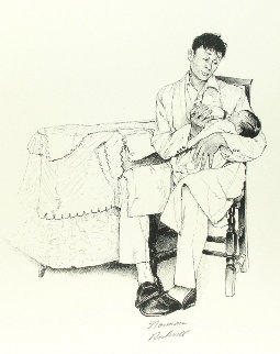 Two O'clock Feeding Limited Edition Print - Norman Rockwell