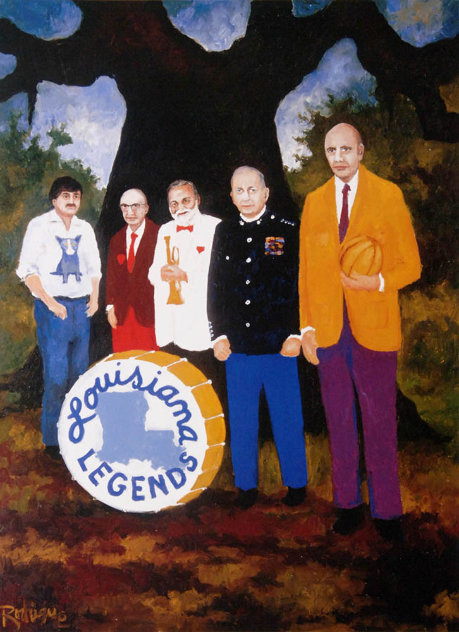 Louisiana Ledgends 1981 HS Limited Edition Print by Blue Dog George Rodrigue