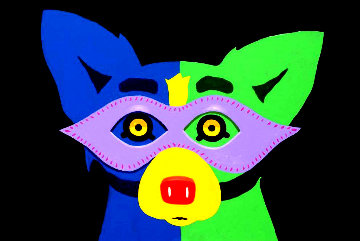 Mardi Gras 2015 Limited Edition Print - Blue Dog George Rodrigue Mardi Gras 2015 Limited Edition Print - Blue Dog George Rodrigue