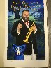 New Orleans. Jazz Fest Poster Signed 2000 HS Limited Edition Print by Blue Dog George Rodrigue - 1