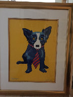 Lunch At the Club AP 1996 Limited Edition Print by Blue Dog George Rodrigue - 1 Lunch At the Club AP 1996 Limited Edition Print by Blue Dog George Rodrigue - 1