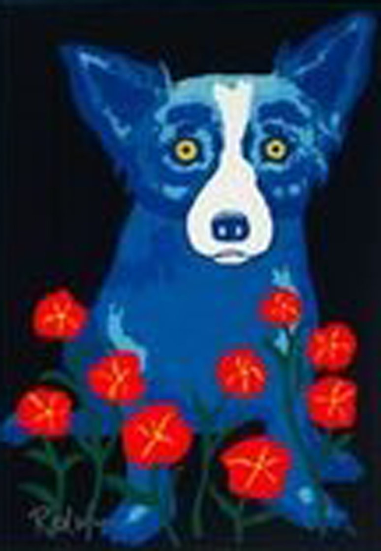 How My Garden Grows 1996 Limited Edition Print by Blue Dog George Rodrigue