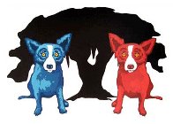 My Bad Brother  1997 Limited Edition Print by Blue Dog George Rodrigue - 0