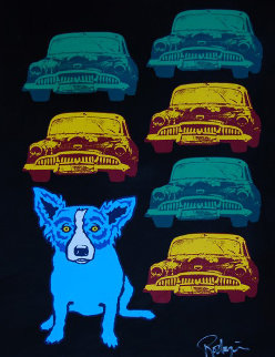 Junkyard Dog 2010 Limited Edition Print - Blue Dog George Rodrigue