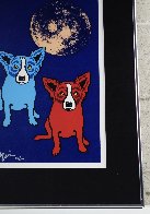 Cosmo's Moon 1992 Limited Edition Print by Blue Dog George Rodrigue - 3 Cosmo's Moon 1992 Limited Edition Print by Blue Dog George Rodrigue - 3