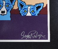 Blues Are Pulling Me Down 1992 Limited Edition Print by Blue Dog George Rodrigue - 3