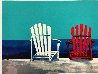 American Beach Limited Edition Print by Blue Dog George Rodrigue - 1
