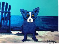 American Beach Limited Edition Print by Blue Dog George Rodrigue - 2