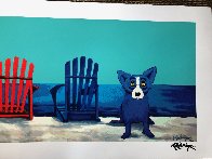 American Beach Limited Edition Print by Blue Dog George Rodrigue - 3 American Beach Limited Edition Print by Blue Dog George Rodrigue - 3