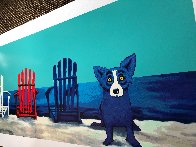 American Beach Limited Edition Print by Blue Dog George Rodrigue - 4
