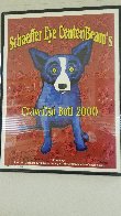 Blue Dog Poster Schaffer Eye Center Beam's Crawfish Boil. Birmingham, AL 2000 HS Limited Edition Print by Blue Dog George Rodrigue - 1