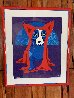 Hiding From the Moon 1995 Limited Edition Print by Blue Dog George Rodrigue - 7 Hiding From the Moon 1995 Limited Edition Print by Blue Dog George Rodrigue - 7
